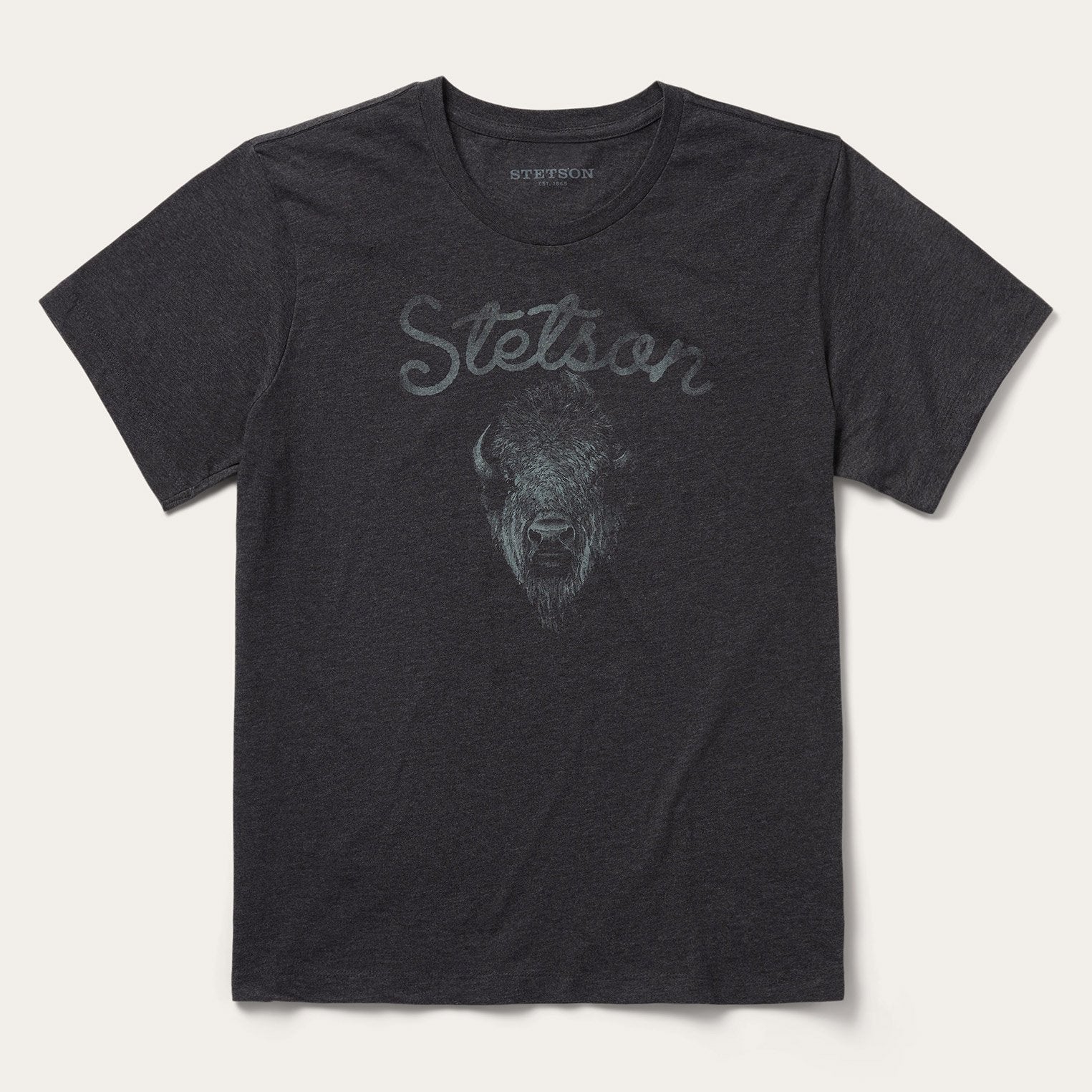 Bison Spirit Graphic Tee Black | Stetson