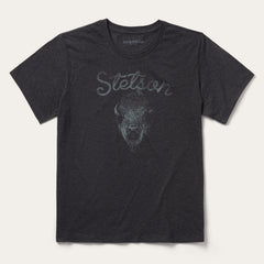 Bison Spirit Graphic Tee Black | Stetson