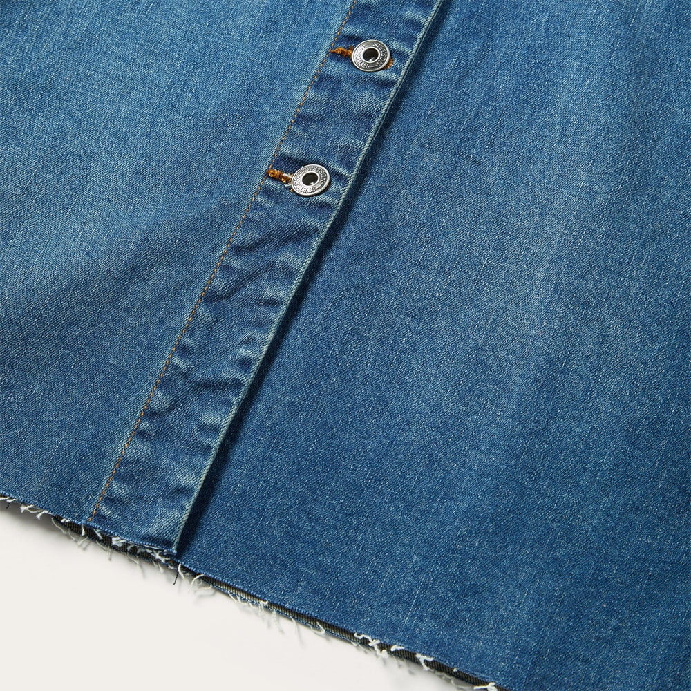 Premium Denim Shirt Dress Blue | Stetson