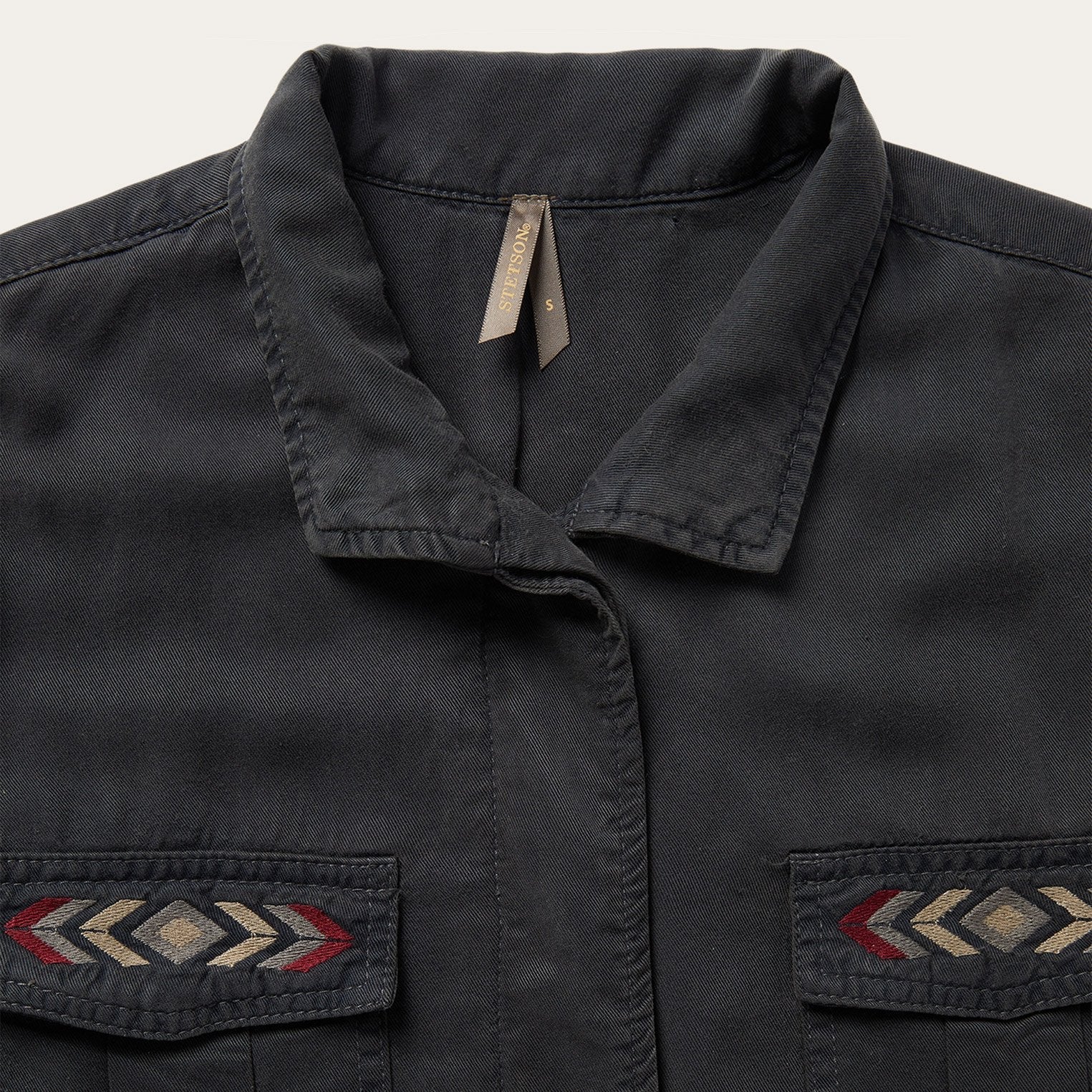 Black Aztec Jacket Grey | Stetson