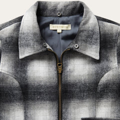 Plaid Cropped Jacket Black | Stetson