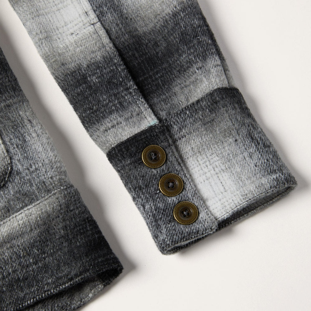 Plaid Cropped Jacket Black | Stetson