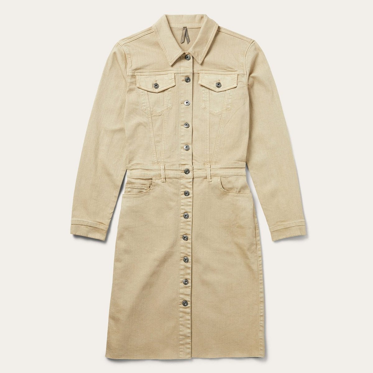 Workwear Inspired Shirt Dress Tan | Stetson