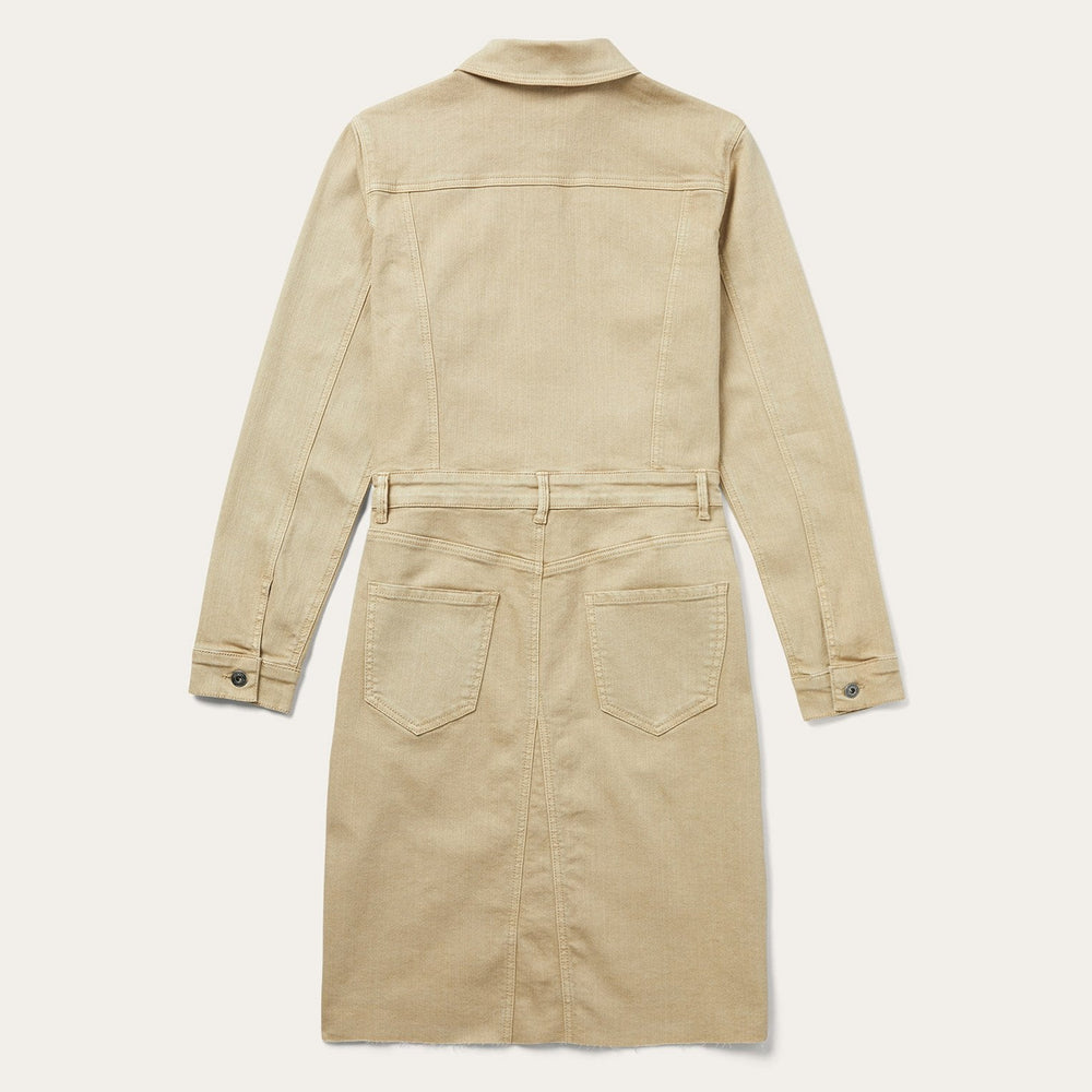 Workwear Inspired Shirt Dress Tan | Stetson