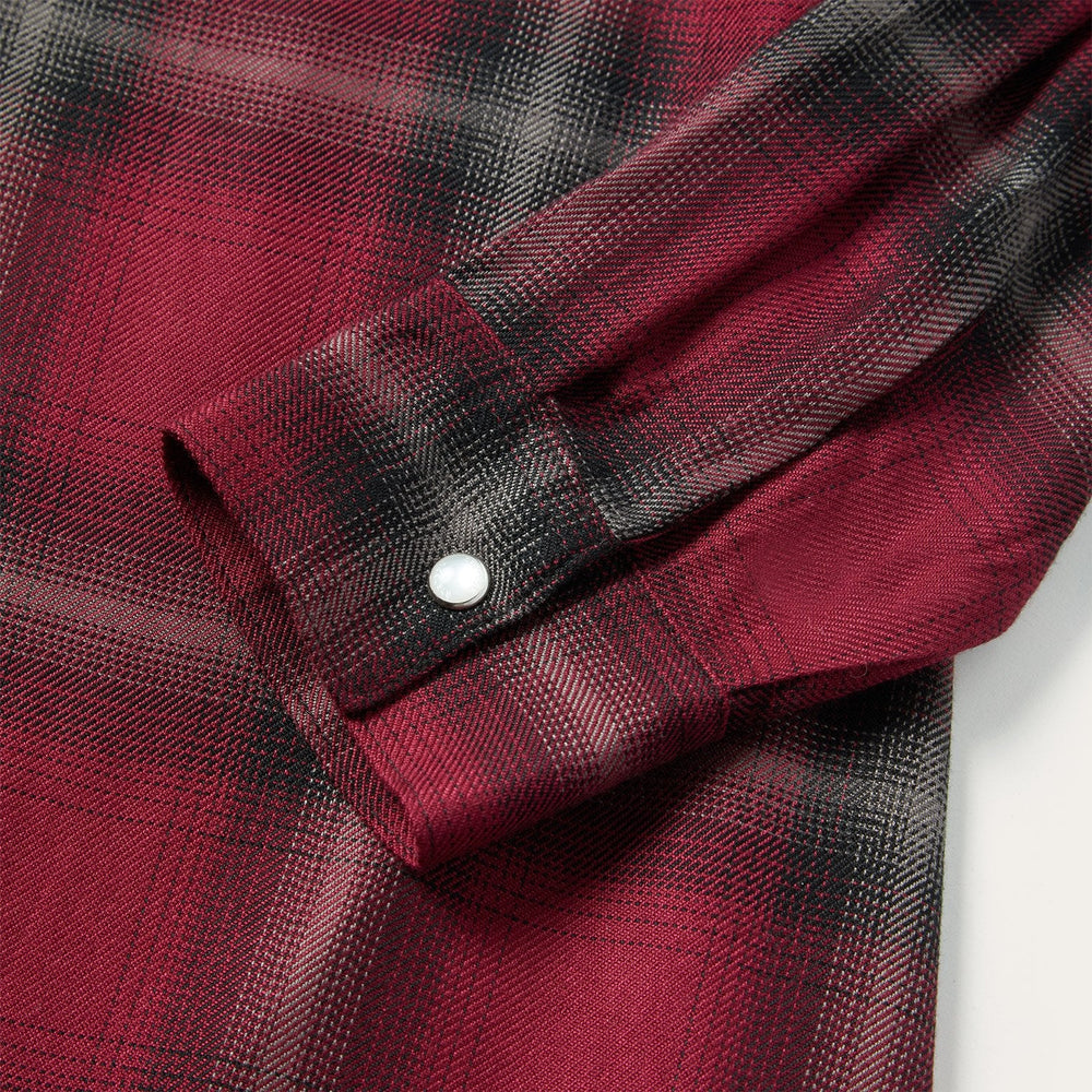 Harvest Plaid Tie Dress Wine | Stetson