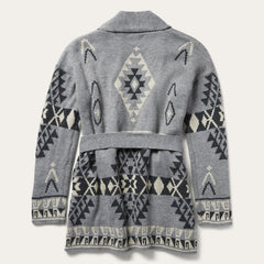 Chunky Knit Tie Sweater in Grey Grey | Stetson