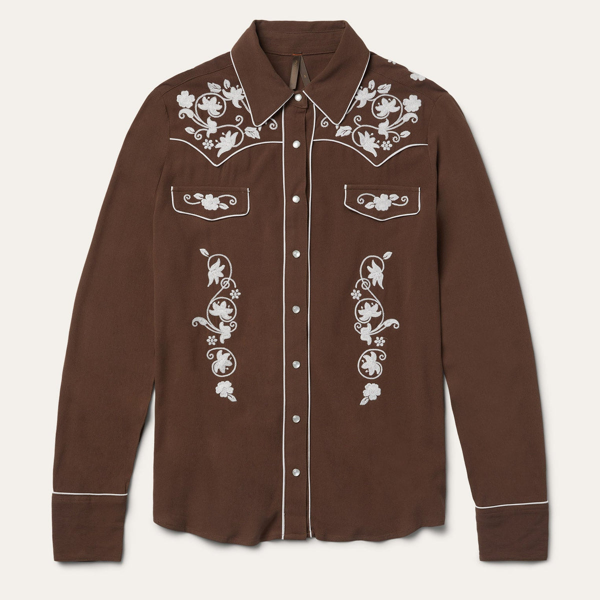 Classic Western Snap Shirt Brown | Stetson