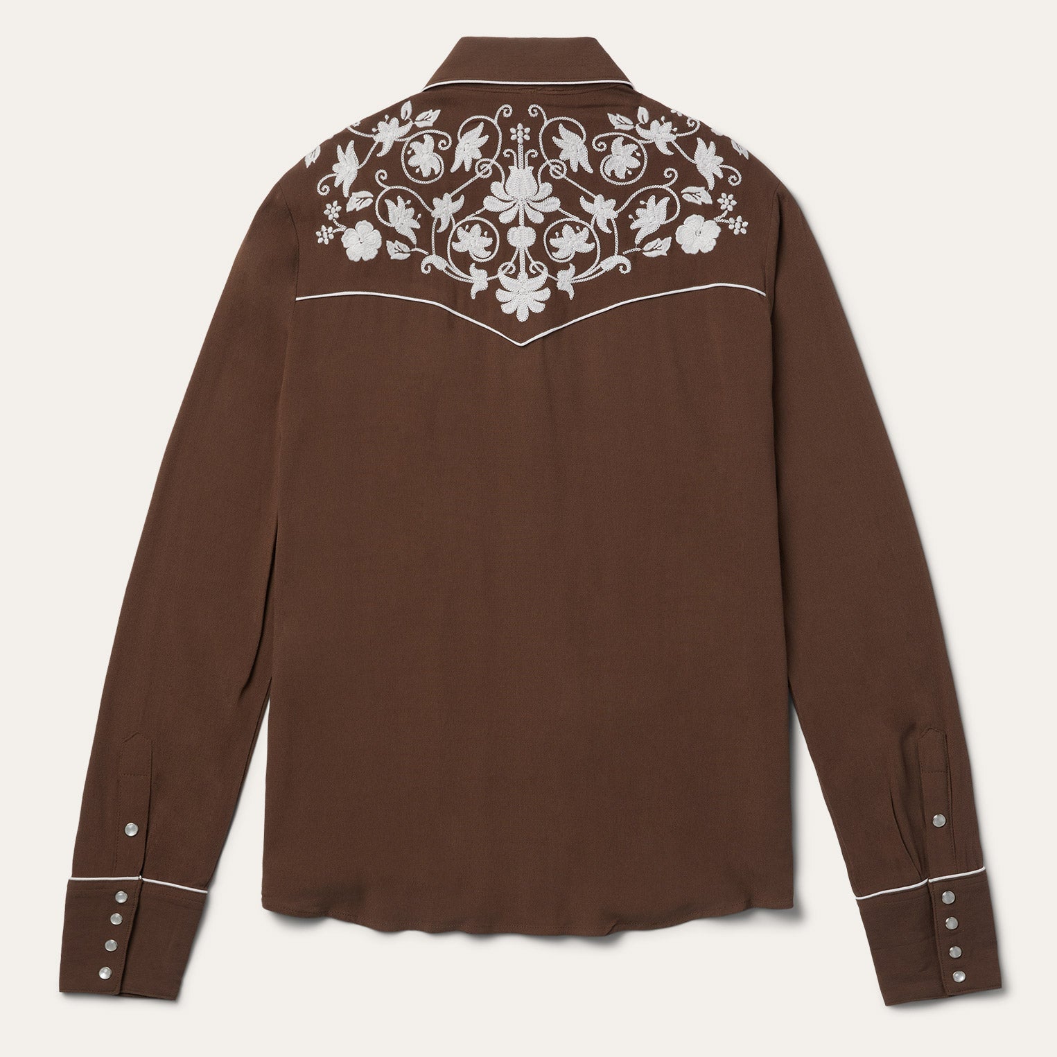 Classic Western Snap Shirt Brown | Stetson
