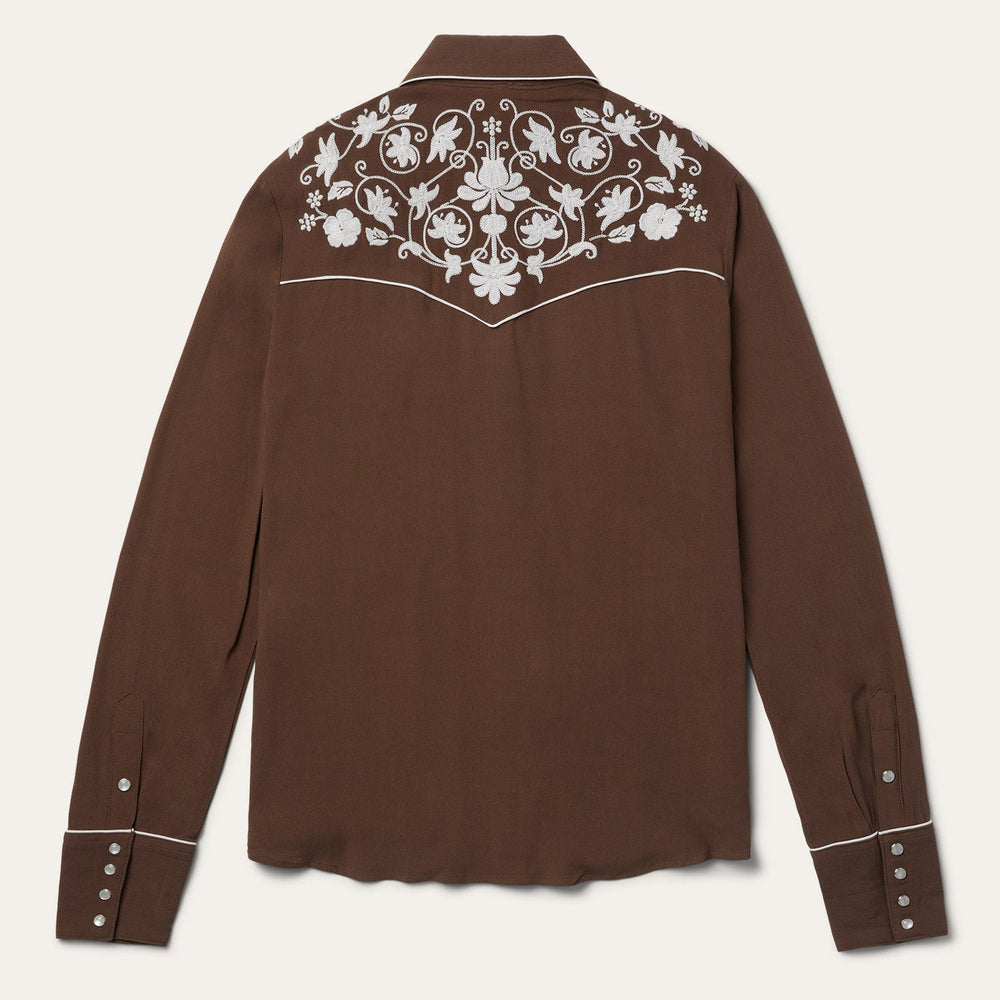 Classic Western Snap Shirt Brown | Stetson