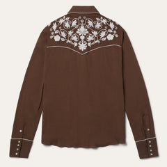 Classic Western Snap Shirt Brown | Stetson