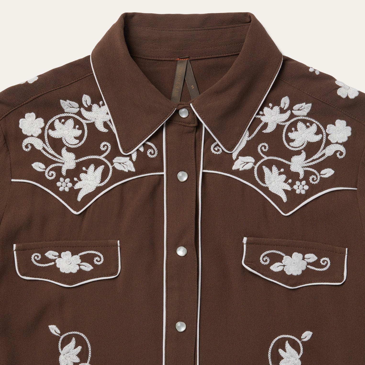 Classic Western Snap Shirt Brown | Stetson