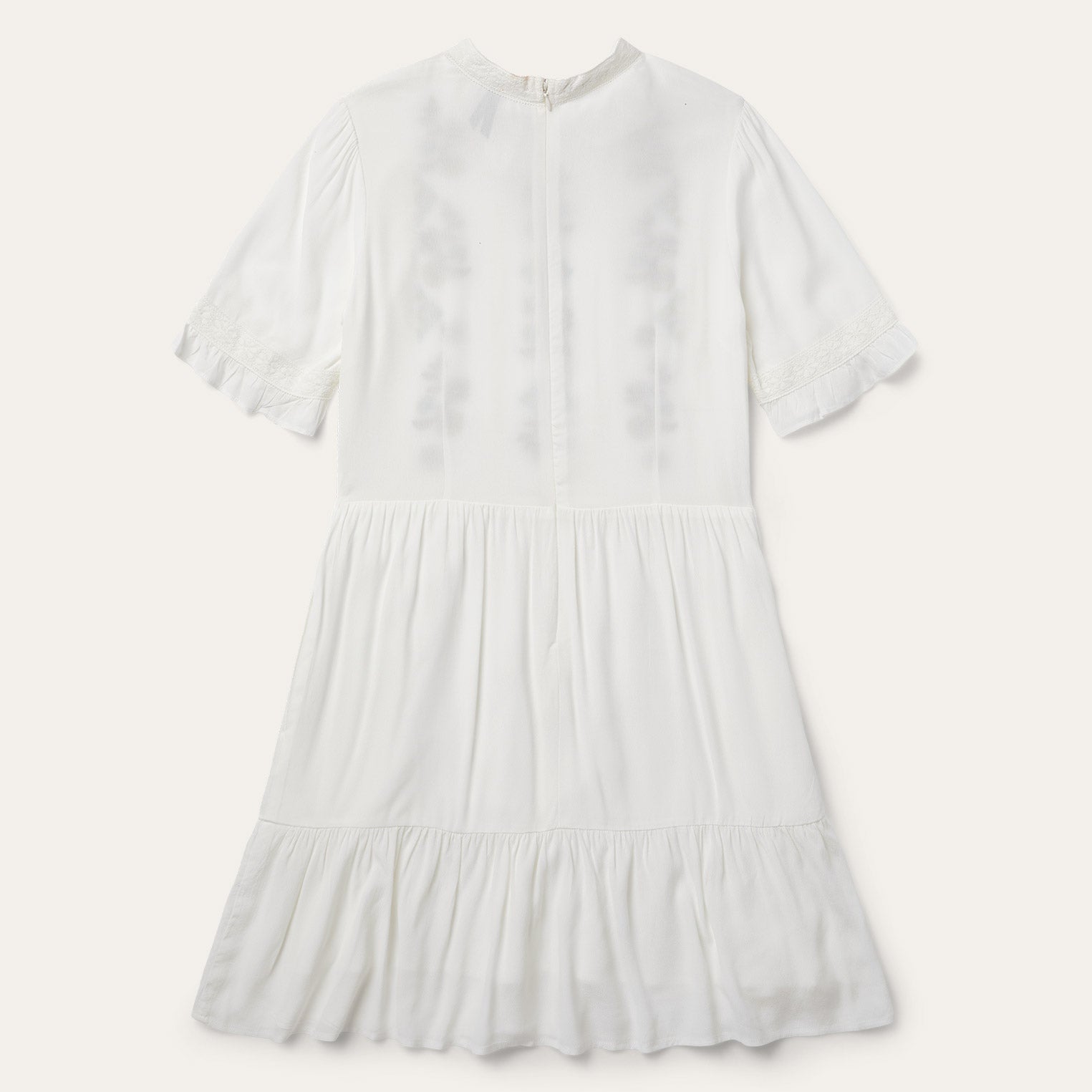 Flat Weave Dress White | Stetson