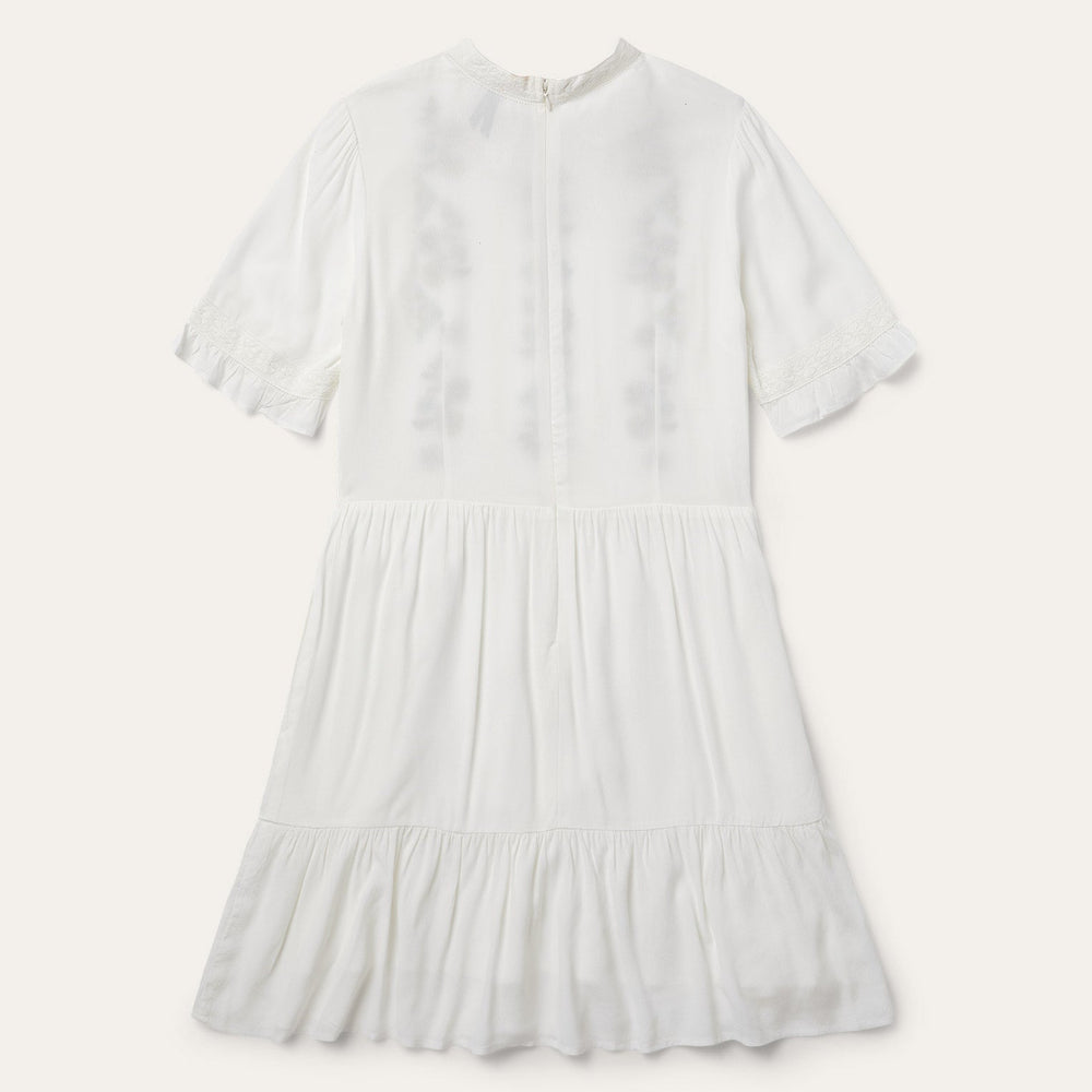 Flat Weave Dress White | Stetson