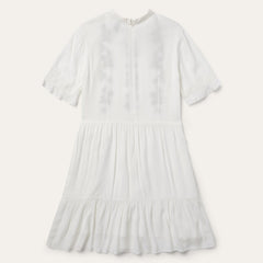 Flat Weave Dress White | Stetson