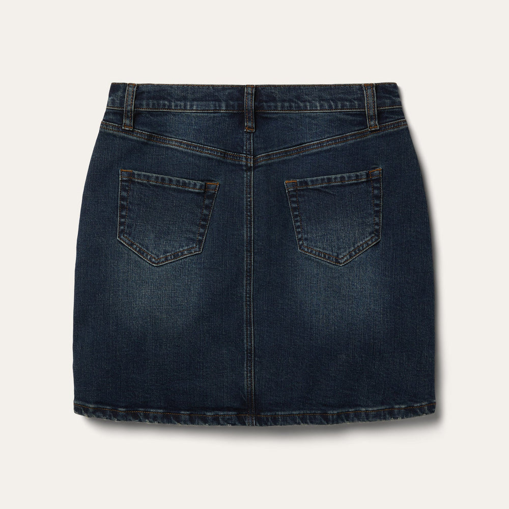 Stretch Denim 5-Pocket Skirt Blue | Stetson