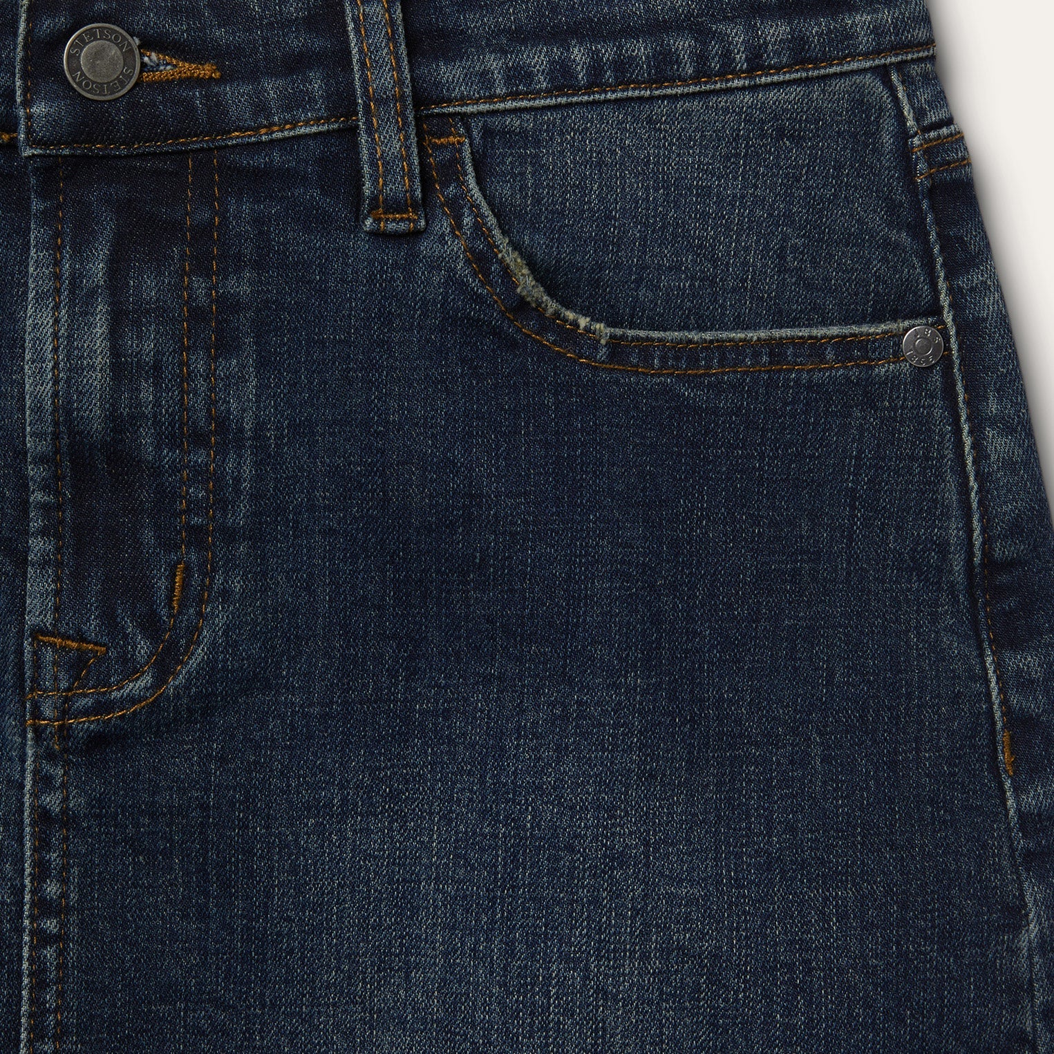 Stretch Denim 5-Pocket Skirt Blue | Stetson