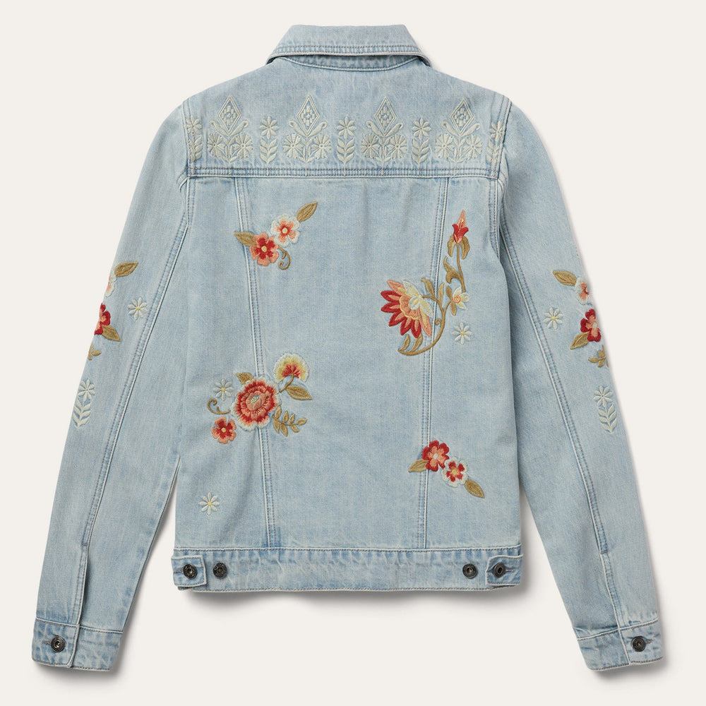 Embroidered Denim Jacket Blue | Stetson
