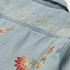 Embroidered Denim Jacket Blue | Stetson