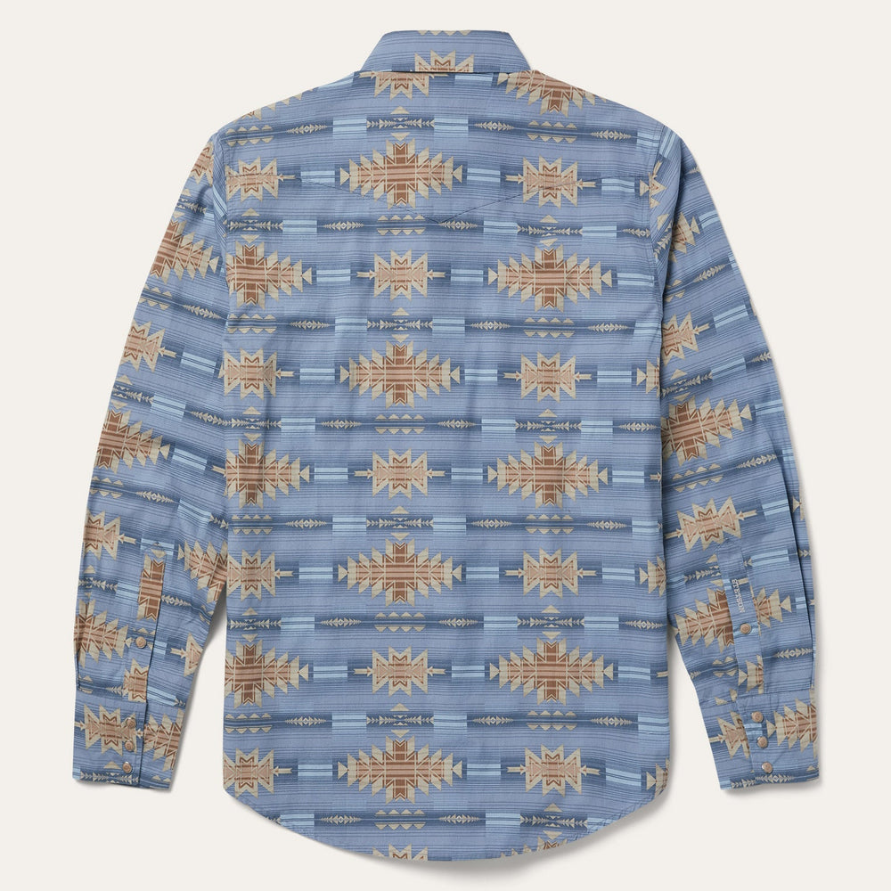 Desert Horizon Shirt Blue | Stetson