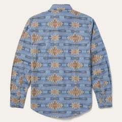Desert Horizon Shirt Blue | Stetson