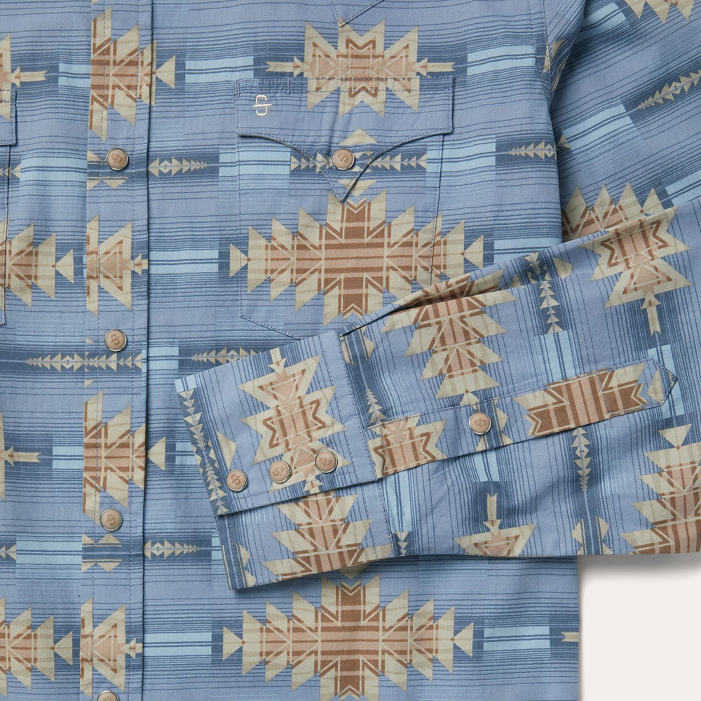 Desert Horizon Shirt Blue | Stetson
