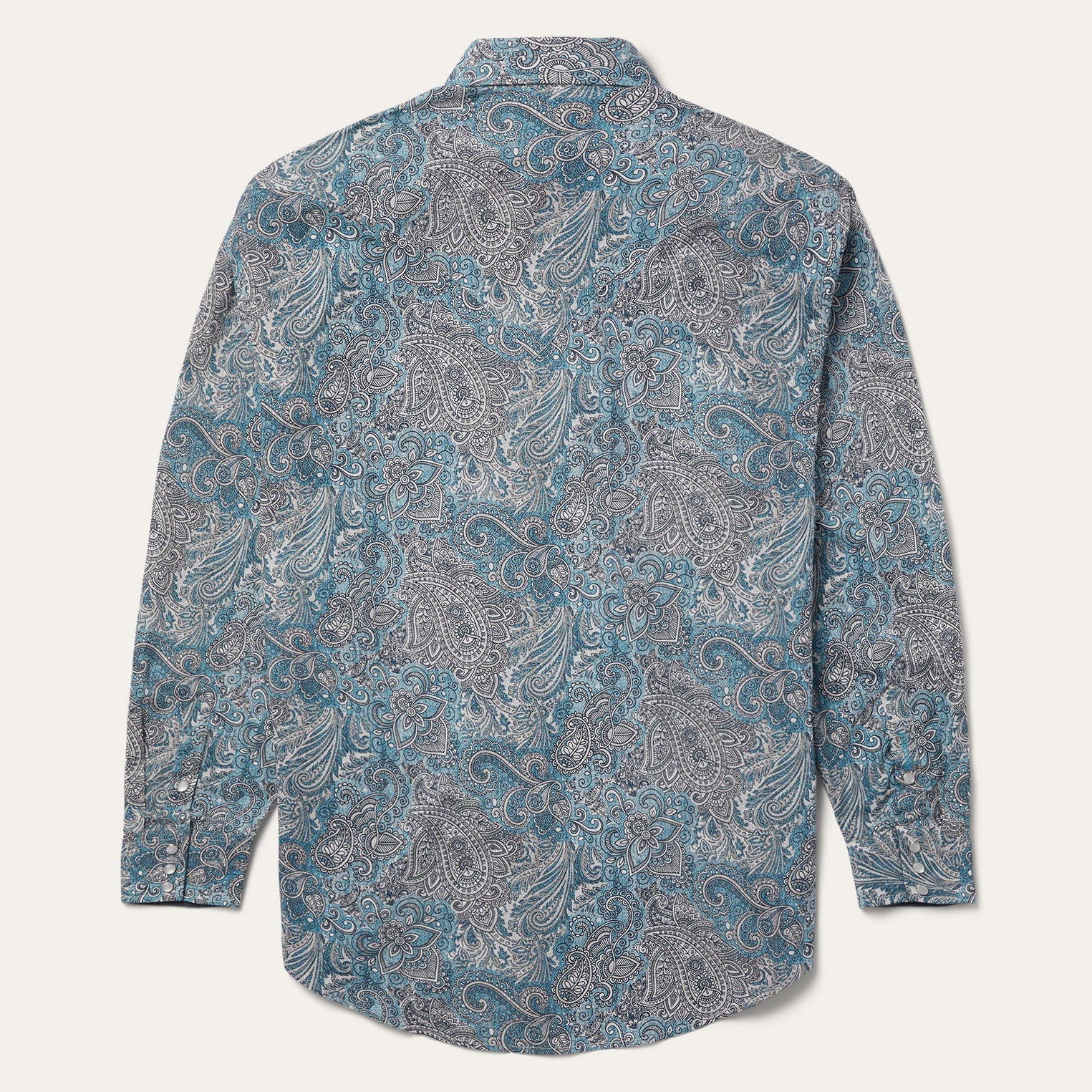 Paisley Western Shirt Green | Stetson