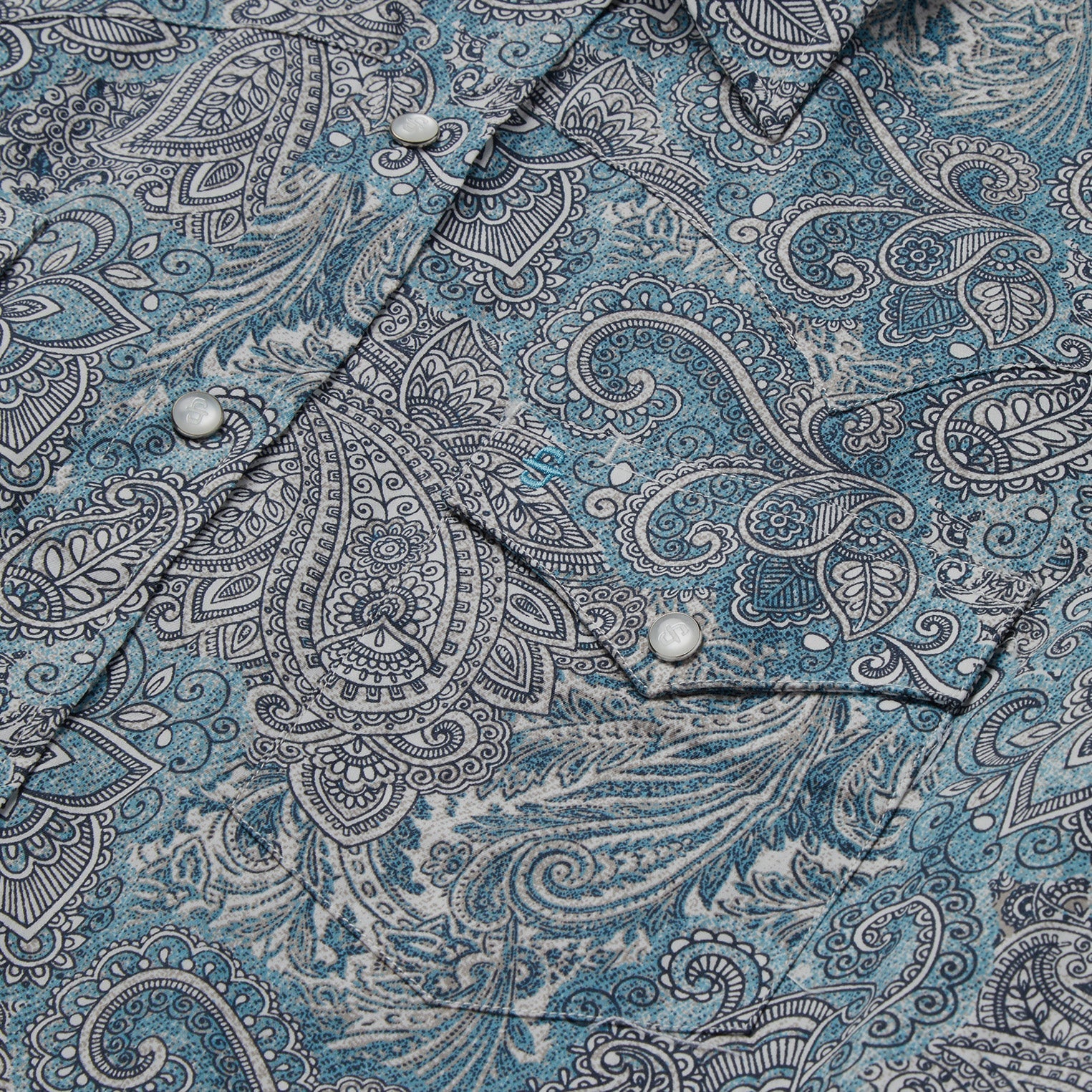Paisley Western Shirt Green | Stetson