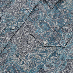 Paisley Western Shirt Green | Stetson