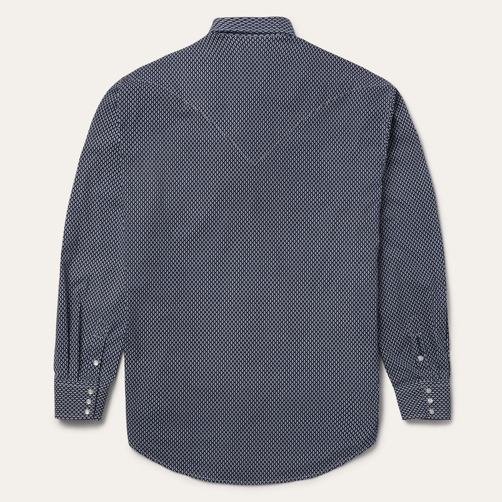 Diamond Geo Western Shirt Blue | Stetson