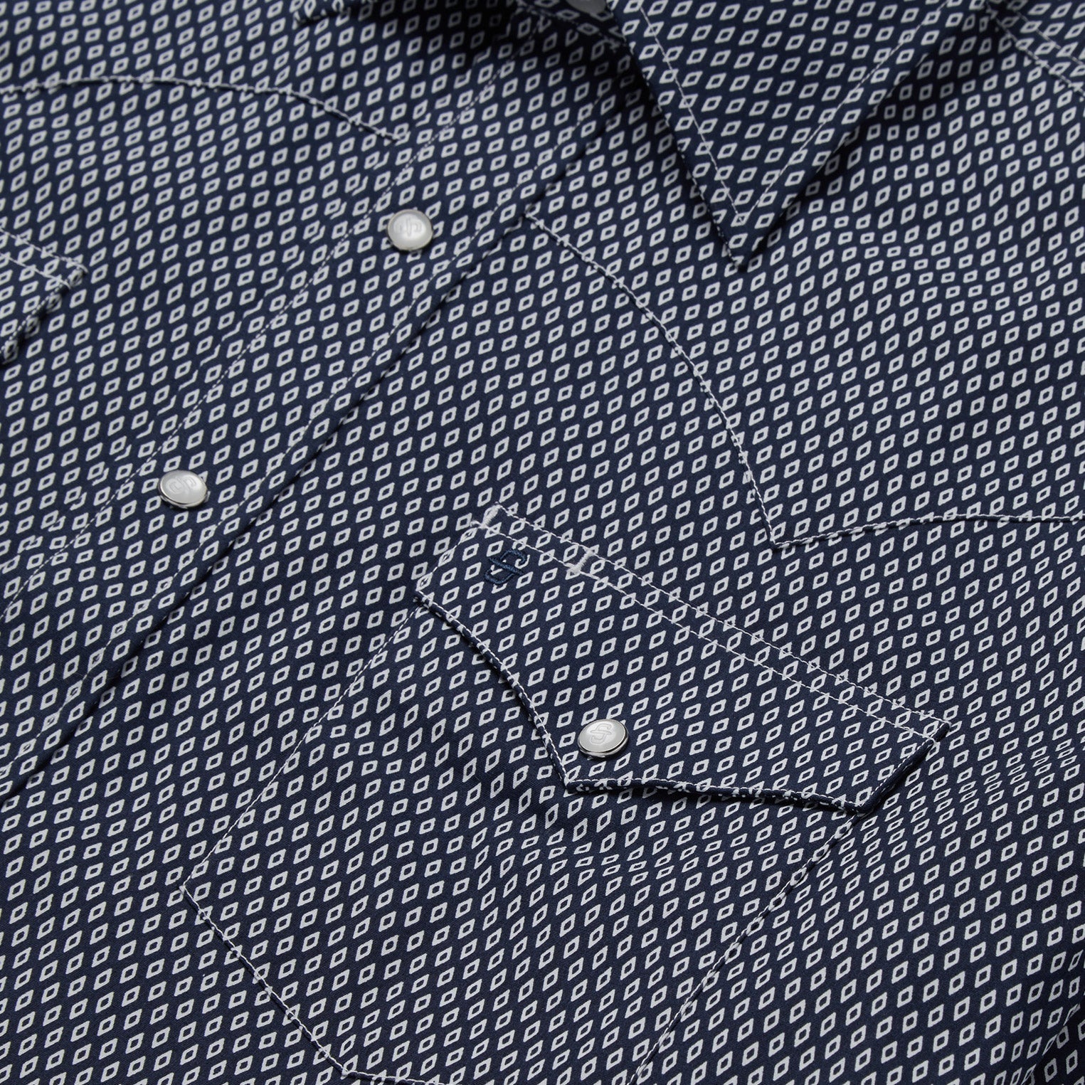 Diamond Geo Western Shirt Blue | Stetson