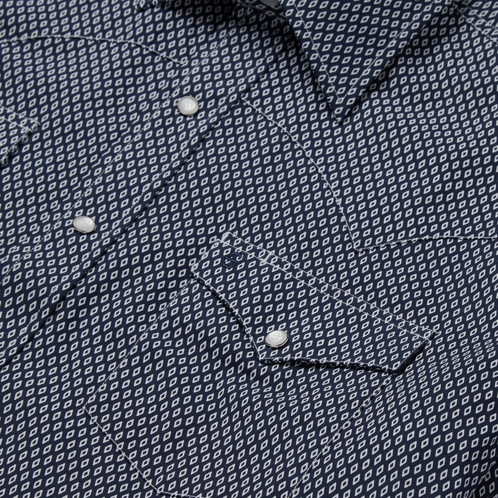 Diamond Geo Western Shirt Blue | Stetson