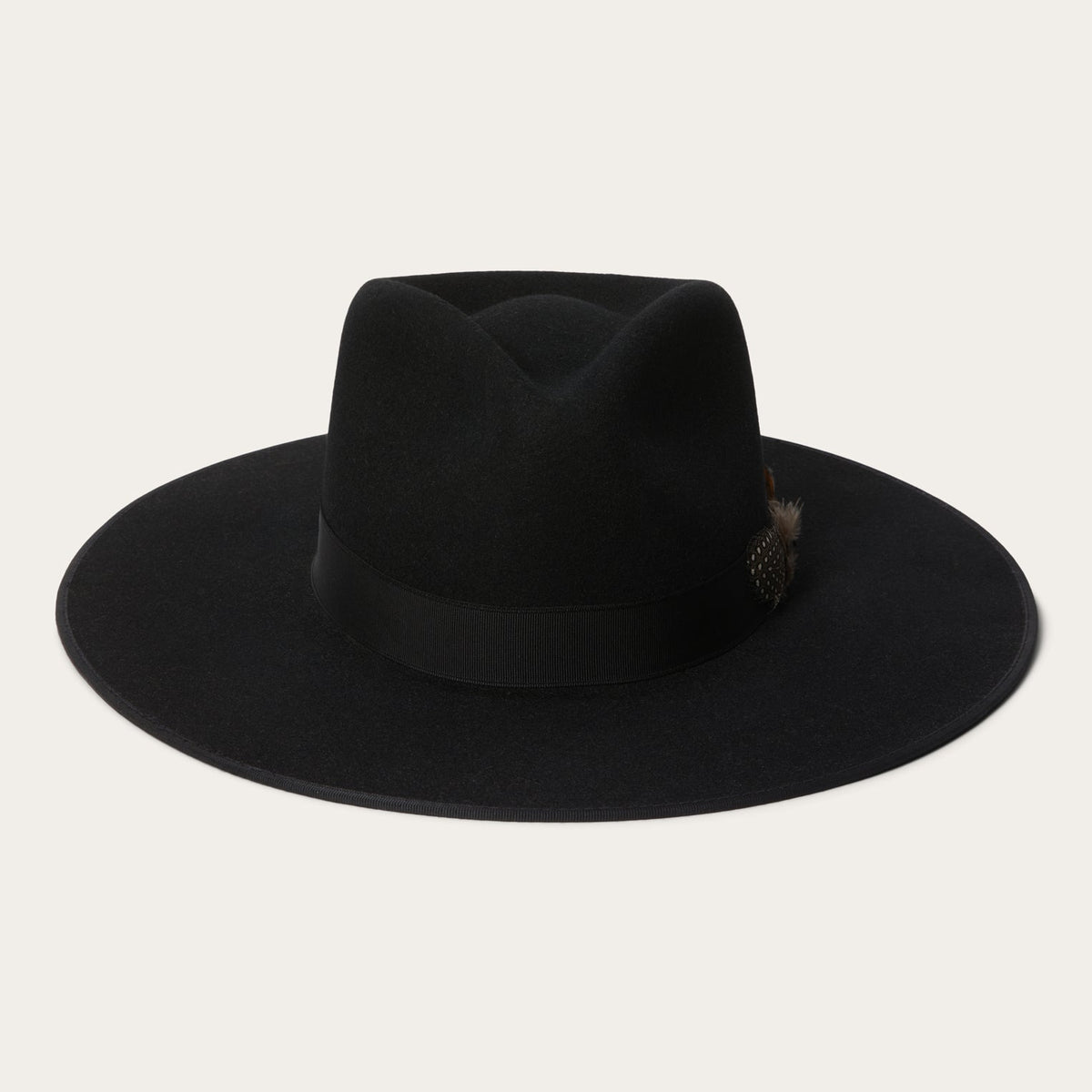 Midtown Wide Flat Brim Hat Black | Stetson