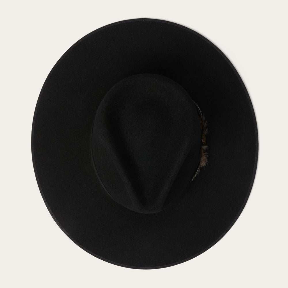 Midtown Wide Flat Brim Hat Black | Stetson