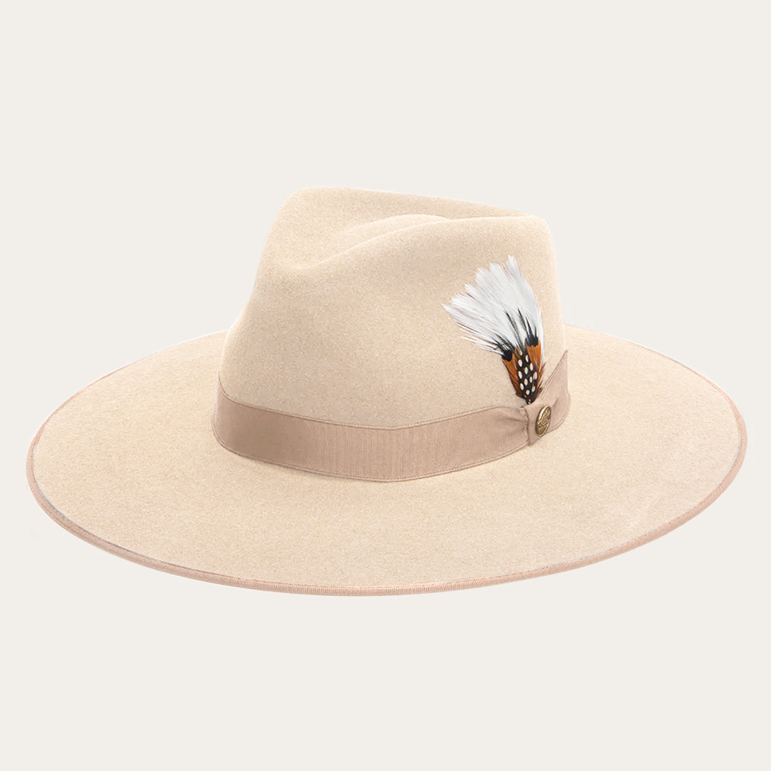 Midtown Wide Flat Brim Hat Bone | Stetson