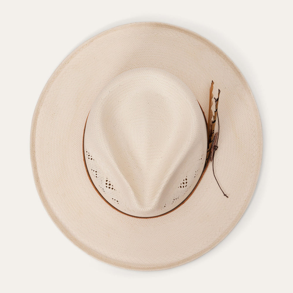 Andromeda Vented Straw Fedora Natural | Stetson