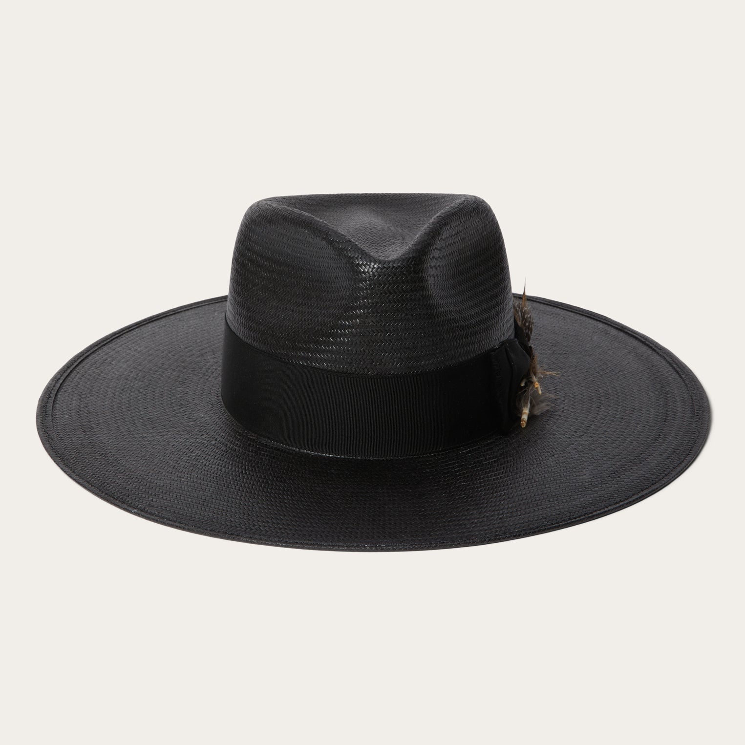 Atacama Straw Fedora Black | Stetson
