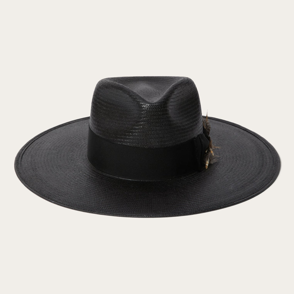 Atacama Straw Fedora Black | Stetson