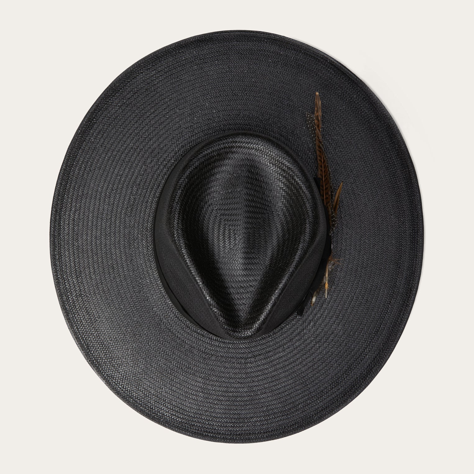 Atacama Straw Fedora Black | Stetson