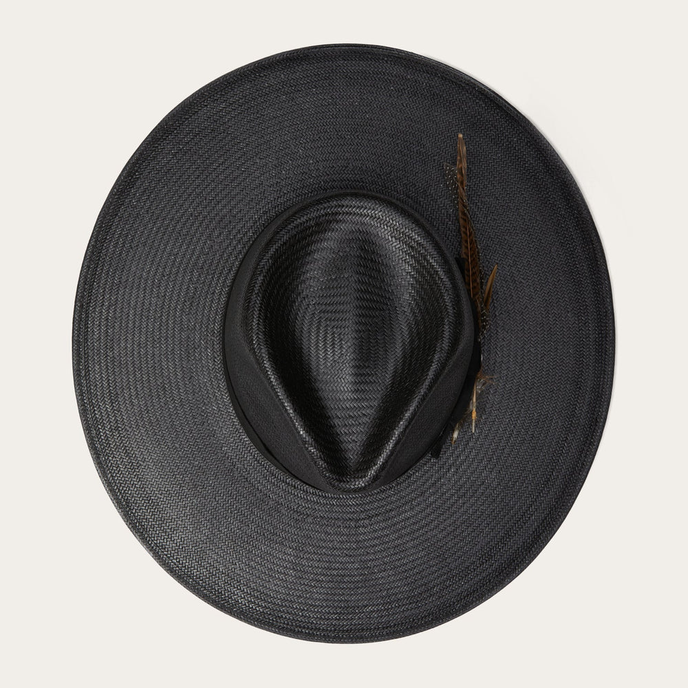 Atacama Straw Fedora Black | Stetson