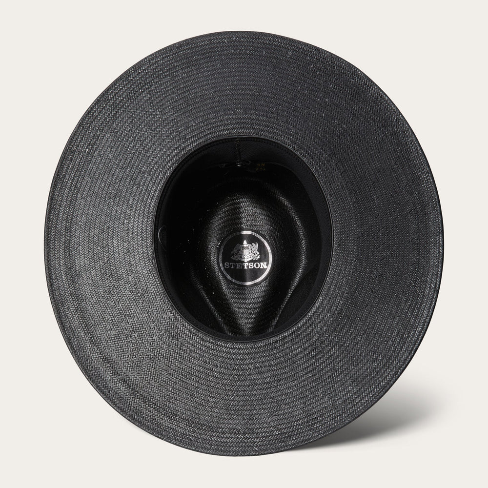 Atacama Straw Fedora Black | Stetson