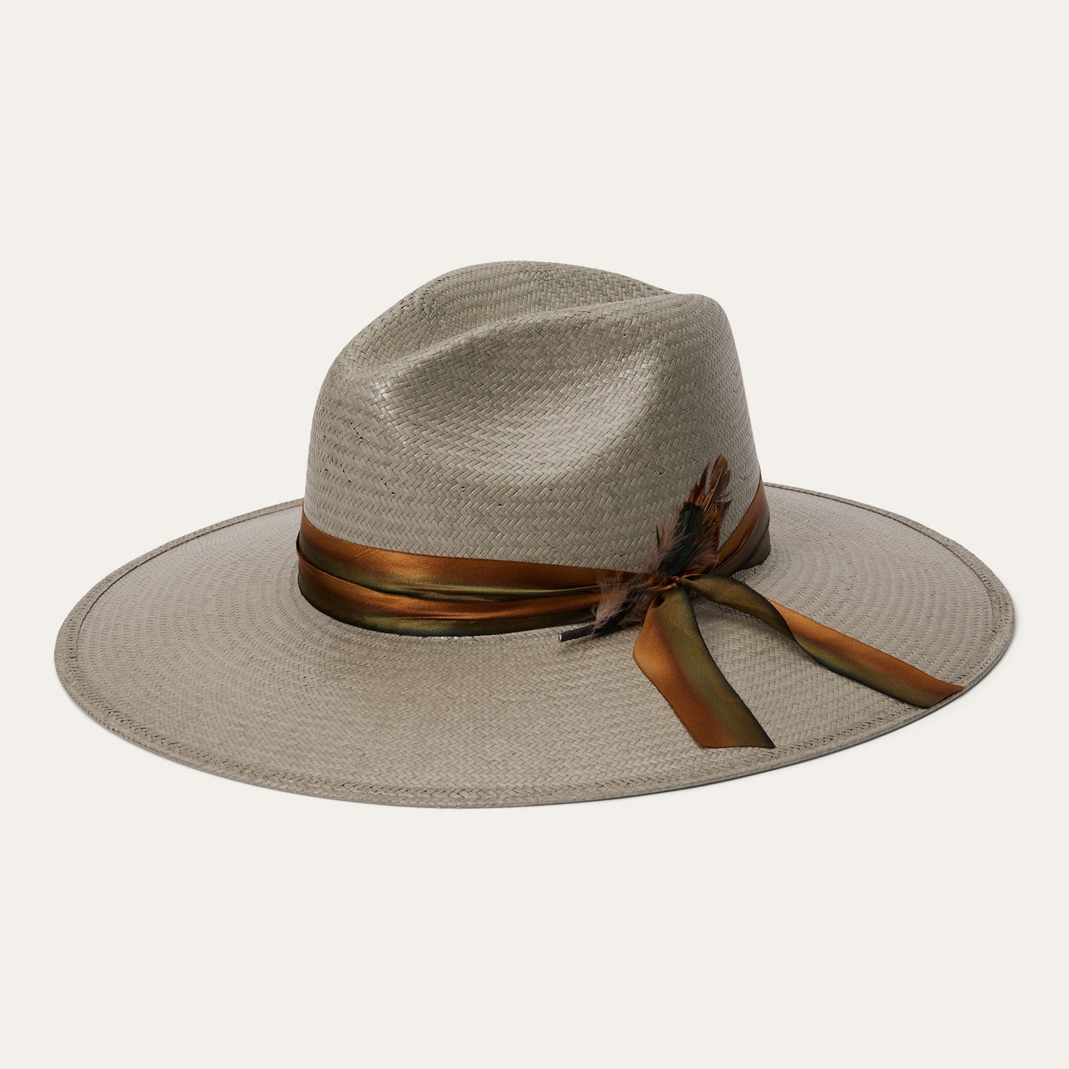 Caelus Straw Fedora Seafoam | Stetson
