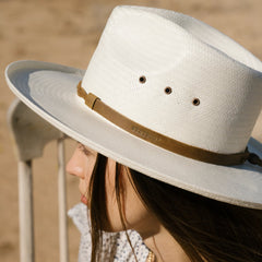 Helena Straw Fedora Natural | Stetson