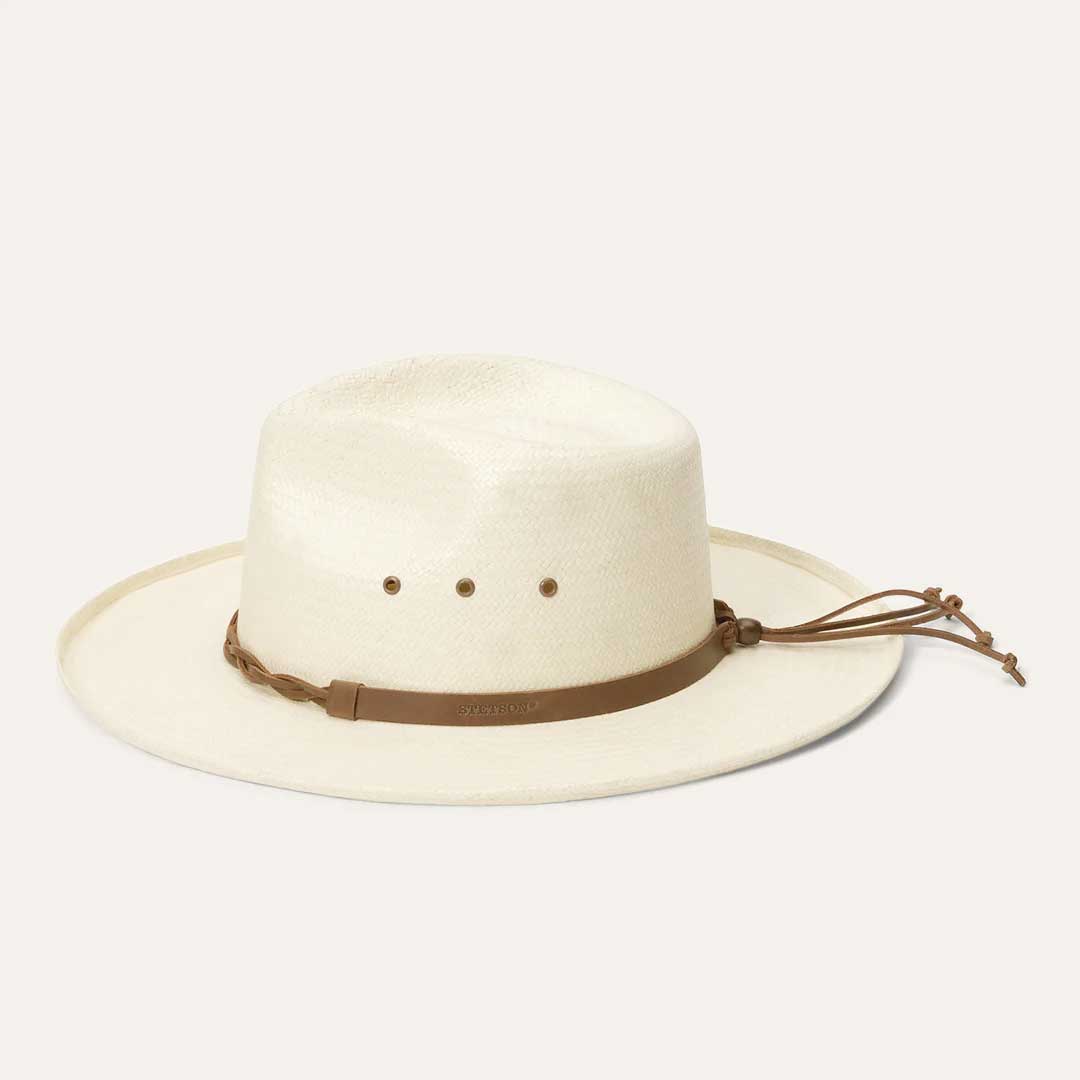 Helena Straw Fedora Natural | Stetson