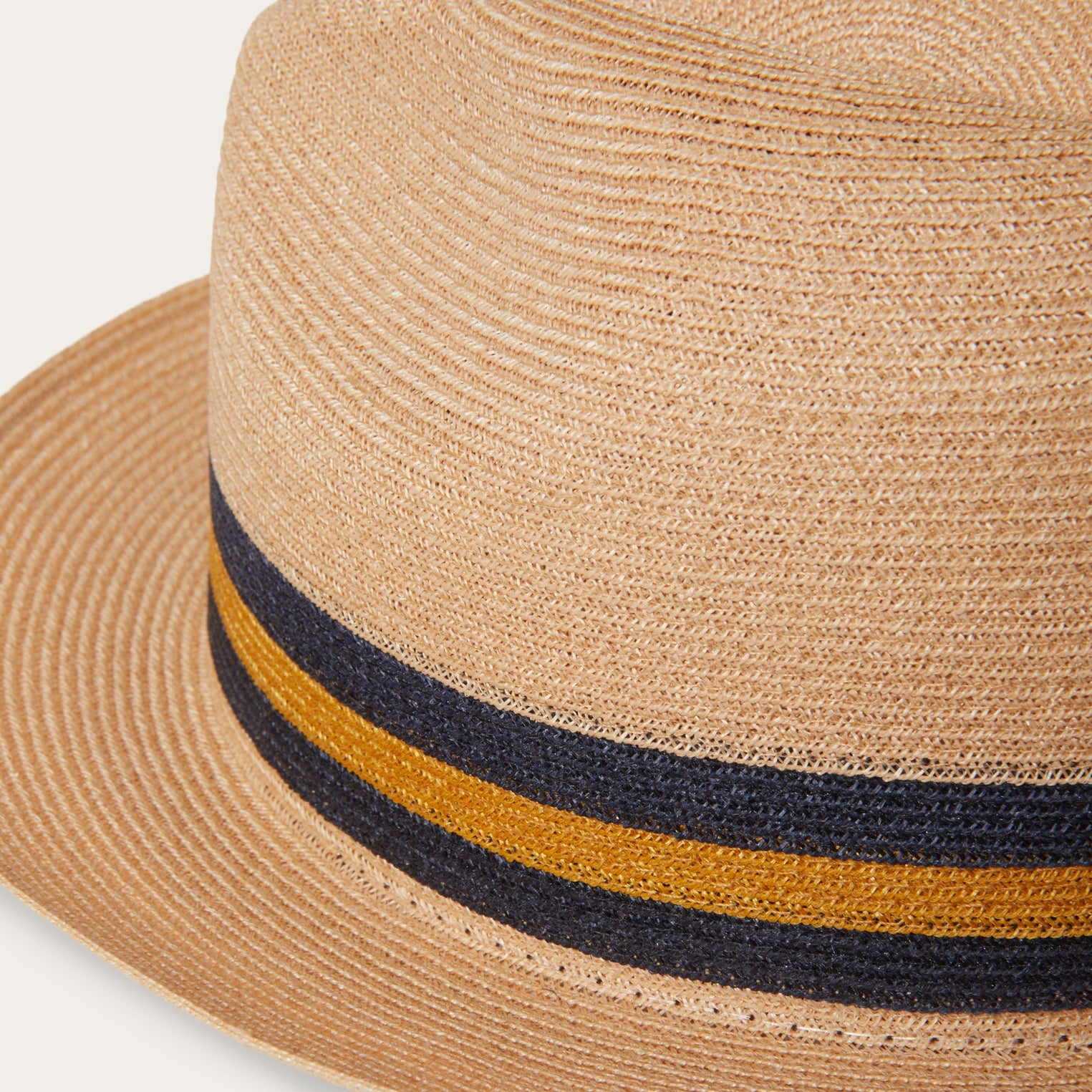 Triad Straw Fedora Mustard | Stetson