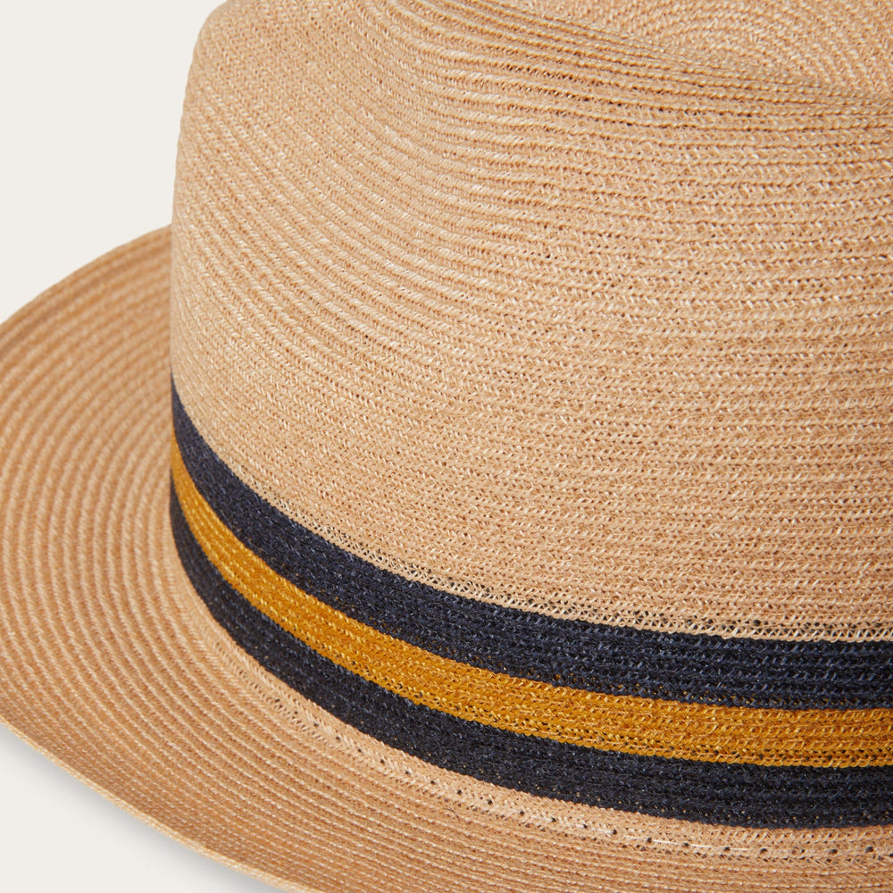 Triad Straw Fedora Mustard | Stetson