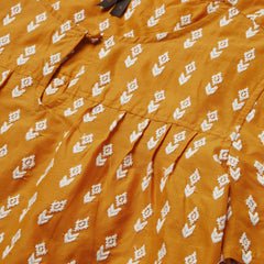 Short-Sleeved Aztec Blouse Yellow | Stetson