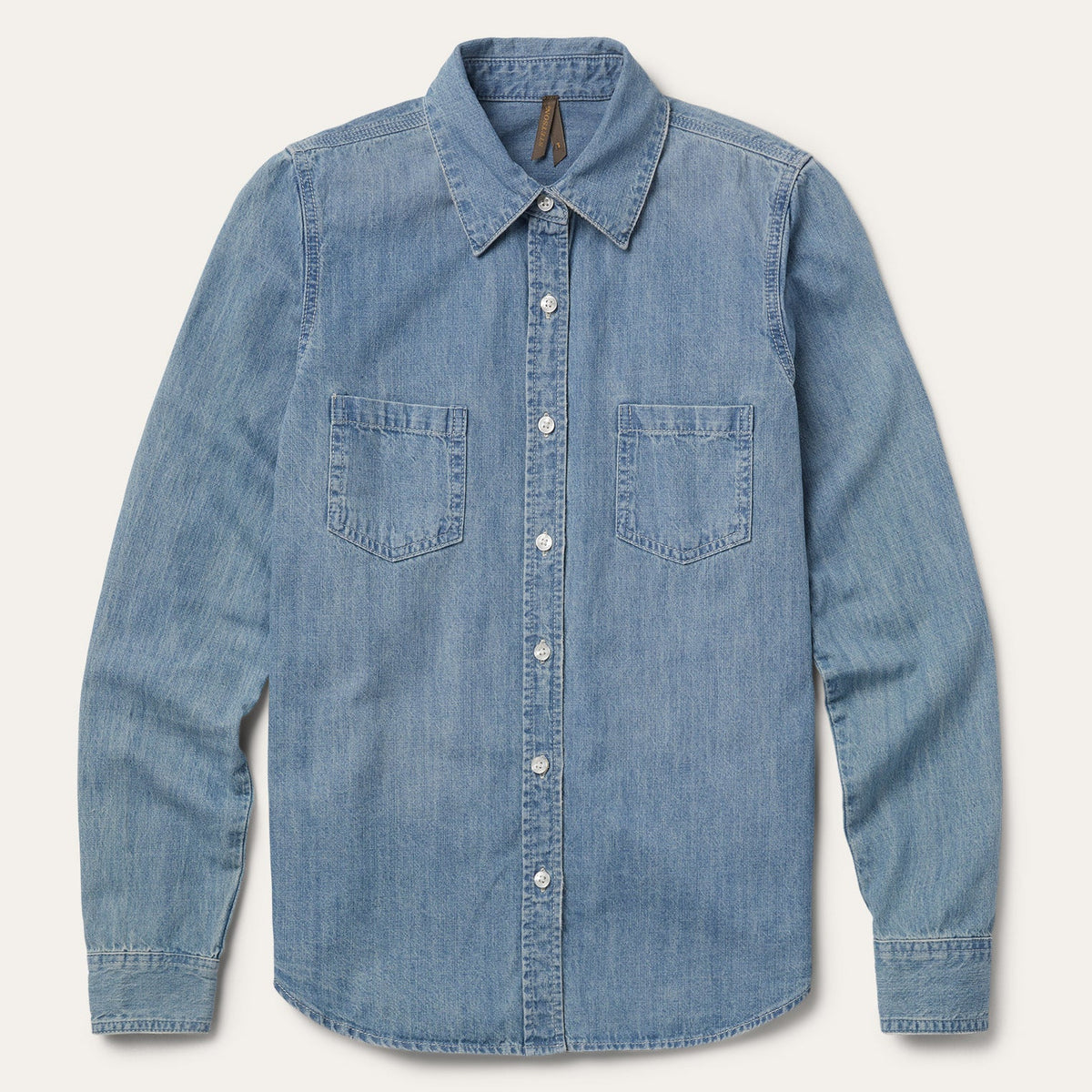 Long-Sleeved Denim Shirt Blue | Stetson