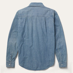 Long-Sleeved Denim Shirt Blue | Stetson