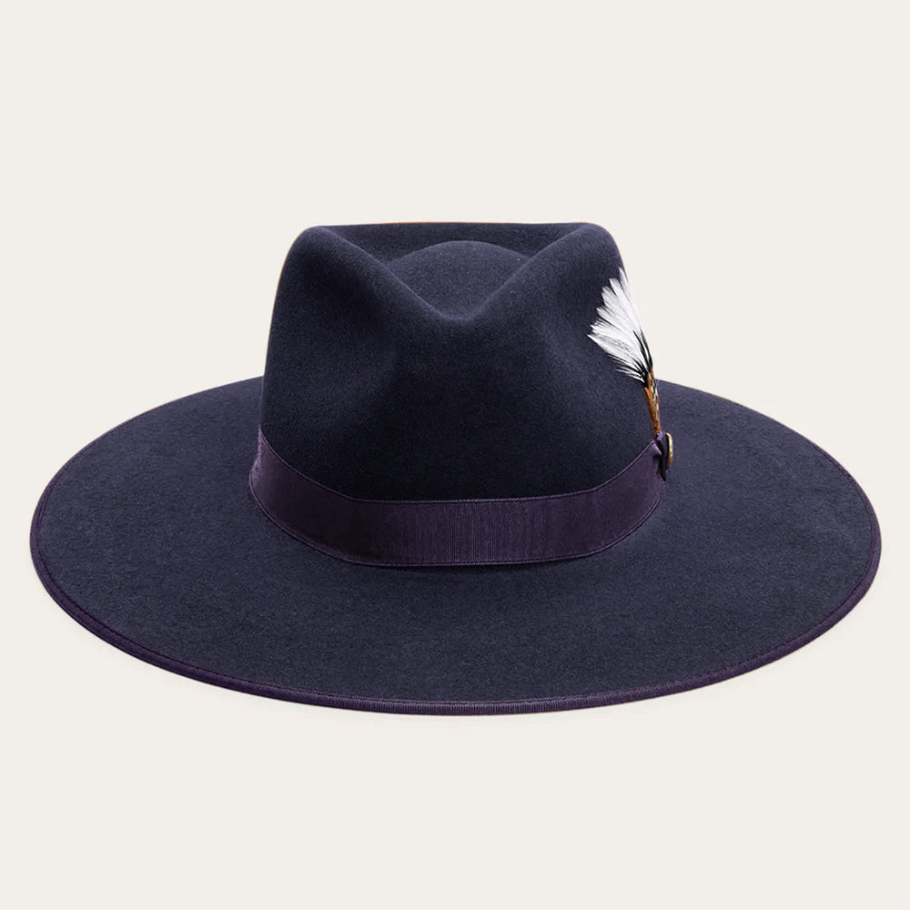 Midtown Wide Flat Brim Hat Navy | Stetson