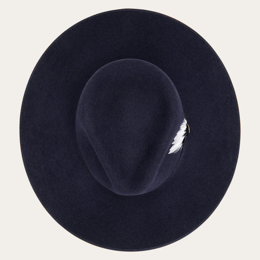 Midtown Wide Flat Brim Hat Navy | Stetson